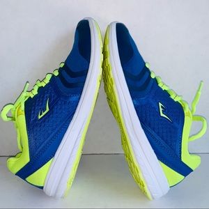 “EVERLAST”, Boys, Sz 4,Blue & Yellow Sneakers, EUC